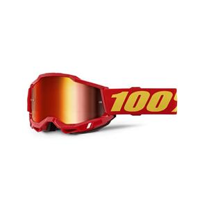 100% 2025 ACCURI 2 YOUTH GOGGLE RED MIRROR RED LENS