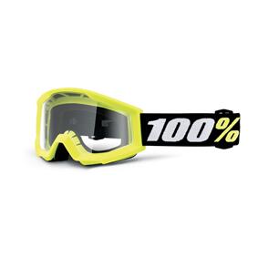 100% 2025 STRATA MINI GOGGLE YELLOW CLEAR LENS