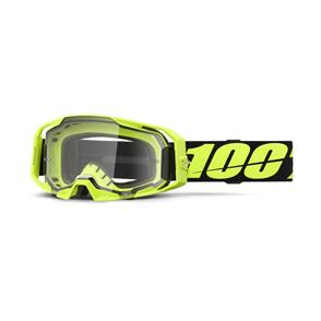 100% 2025 ARMATIC GOGGLE NEON YELLOW CLEAR LENS