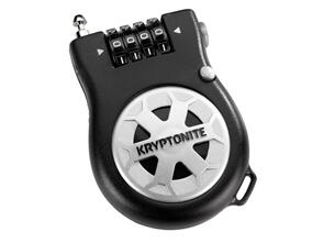KRYPTONITE KRYPTONITE R2 RETRACTOR COMBO CABLE LOCK BLACK/ORANGE 2.6MM X 90CM (35.4"")