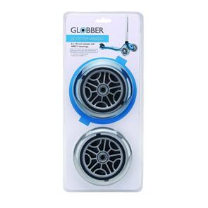 GLOBBER 121MM FRONT SCOOTER WHEELS FOR GO-UP /PRIMO/ELITE/FLOW (PAIR)