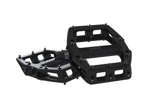 TREK LINE ELITE FLAT PEDAL SET BLACK 9/16""(15 MM)
