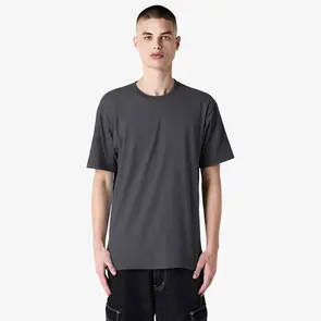 AMERICAN APPAREL 5389 SUEDED UNISEX SHORT SLEEVE T-SHIRT - SUEDED ASPHALT