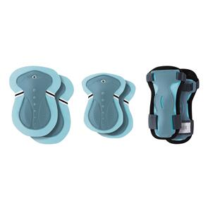 GLOBBER JUNIOR PROTECTIVE PAD SET PASTEL BLUE