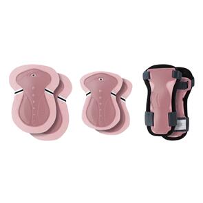 GLOBBER JUNIOR PROTECTIVE PAD SET PASTEL PINK
