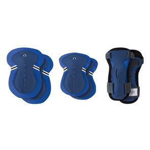 GLOBBER JUNIOR PROTECTIVE PAD SET NAVY BLUE