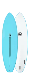 GO SOFTBOARDS SURF RANGE LIGHT BLUE 6'4