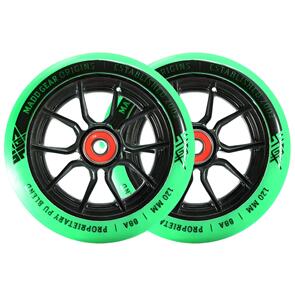 MGP MADD GEAR PAIR 120MM SYNDICATE AR WHEELS GREEN / BLACK