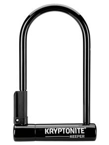 KRYPTONITE KRYPTONITE NEW-U KEEPER STANDARD U-LOCK BLACK 12MM X 20.3CM (8"") X 10.2CM (4"")