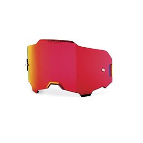 100% ARMEGA GOGGLE INJECTED LENS HIPER MIRROR RED LENS