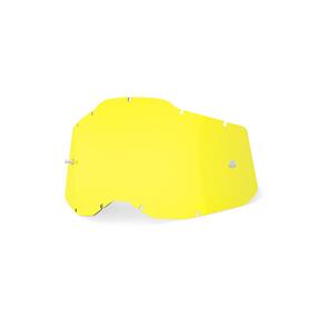 100% RACECRAFT 2/ACCURI 2/STRATA YELLOW LENS