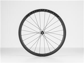BONTRAGER AEOLUS PRO 37 TLR DISC ROAD WHEEL BLACK FRONT NO CASSETTE