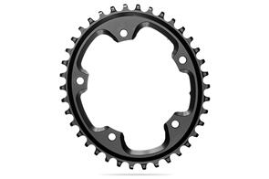 ABSOLUTE BLACK OVAL PREMIUM SHIMANO CX 1X 110BCD 5 HOLE NW CHAINRING BLACK