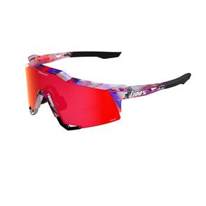 100 PERCENT BIKE SPEEDCRAFT - FDJ GLOSS TRANSLUCENT RED/BLUE - HIPER FIRE RED MIRROR