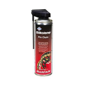SILKOLENE PRO CHAIN SPRAY (500ML) FOR OFF AND ON ROAD USE FULLY SYNTHETIC CHAIN LUBE