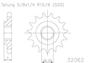 MOTO MASTER SPROCKET FRONT MOTO MASTER MADE IN HOLLAND  RM125 83-14 RMZ250 07-12 12T