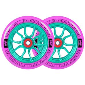 MGP MADD GEAR PAIR 120MM SYNDICATE AR WHEELS PINK / TEAL