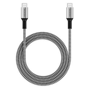 MICRODIA EXECABLE TWEED PD100W 1.3M USB-C TO USB-C CABLE - ZEBRA
