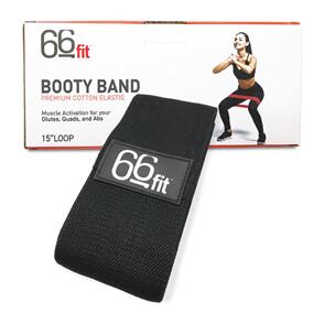 66FIT BOOTY BAND LOOP - HIP CIRCLE - X FIRM - BLACK