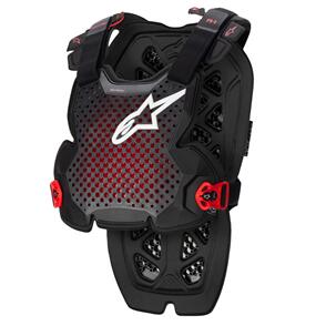 ALPINESTARS A-1 PRO CHEST PROTECTOR ANTHRACITE/BLACK/RED