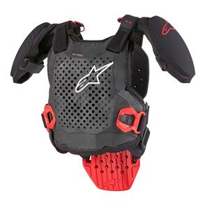 ALPINESTARS A-5S V2 YOUTH BODY ARMOUR BLACK/WHITE/RED