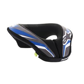 ALPINESTARS SEQUENCE YOUTH NECK ROLL BLACK/ANTHRACITE/BLUE