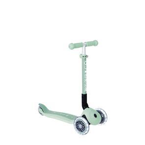 GLOBBER ECOLOGIC JUNIOR FOLDABLE SCOOTER LIGHTS - PISTACHIO
