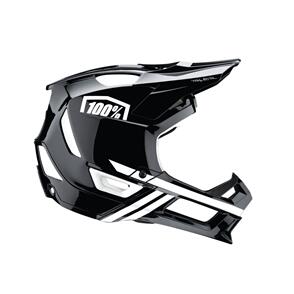 100% TRAJECTA HELMET BLACK/WHITE