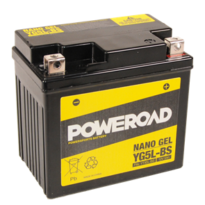 POWEROAD  YG5L-BS NON-DG NANO GEL BATTERY ALT: YTX5L-BS