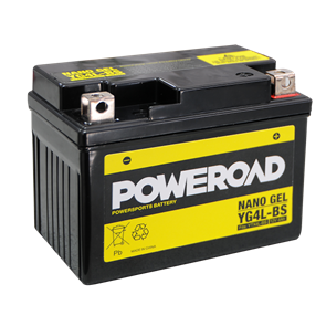 POWEROAD  YG4L-BS NON-DG NANO GEL BATTERY ALT: YTX4L-BS