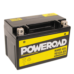 POWEROAD  YG12A-BS NON-DG NANO GEL BATTERY ALT: YTX12A-BS