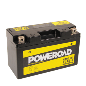 POWEROAD YG7B-4 NON-DG NANO GEL BATTERY ALT: YT7B-4 YT7B-BS