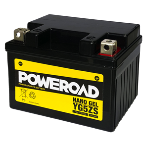 POWEROAD YG5ZS NON-DG NANO GEL BATTERY ALT: YTZ5S YTZ4V