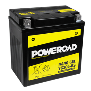 POWEROAD  YG30L-BS NON-DG NANO GEL BATTERY ALT: YIX30L-BS YB30L-B