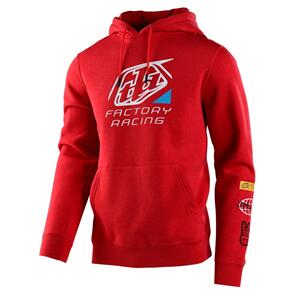 TROY LEE DESIGNS FACTORY ICON PULLOVER HOODIE RED
