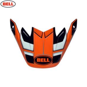 BELL HELMETS MOTO-9 FLEX FACTORY ORANGE/BLACK VISOR