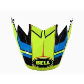 BELL HELMETS MOTO-9 FLEX VISOR FACTORY BLUE/YELLOW