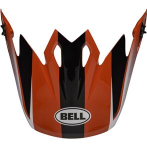 BELL MOTO HELMETS MX-9 VISOR DASH RED/BLACK