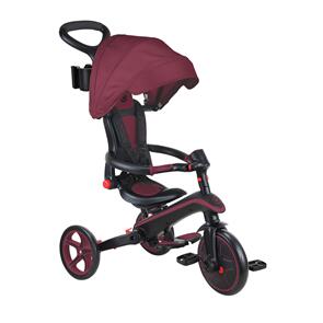 GLOBBER EXPLORER TRIKE 4IN1 FOLDABLE - BURGUNDY