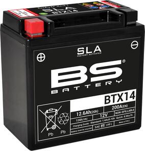 BS BATTERY BS SLA BATTERY BTX14 (FA) (YTX14-BS) [WITH ACID]