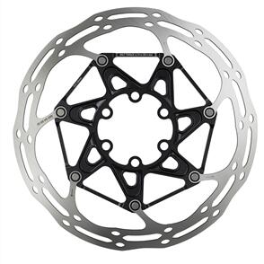 SRAM ROTOR CENTERLINE 2 PIECE CENTERLOCK 160MM BLACK ROUNDED (INCLUDES INTERNAL TOOLED LOCKRING)