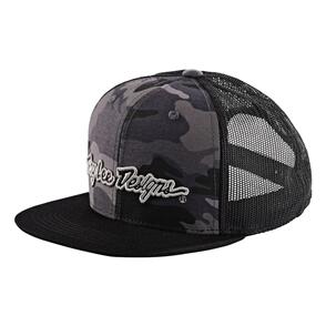 TROY LEE DESIGNS 9FIFTY SNAPBACK HAT SIGNATURE CAMO BLACK / SILVER
