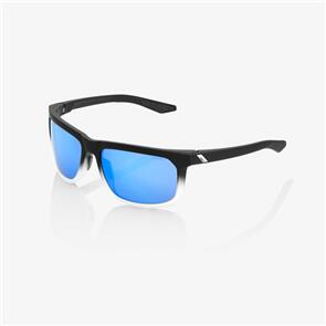 100% HAKAN - SOFT TACT BLACK/WHITE FADE - HIPER BLUE