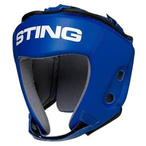 STING COMPETITION AIBA HEAD GUARD BLUE 