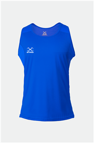 STING JUNIOR MALE METTLE BOXING SINGLET BLUE