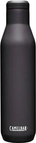 CAMELBAK HORIZON 25 OZ WINE BOTTLE, INSULATED STAINLESS STEEL - BLACK - 0.75L