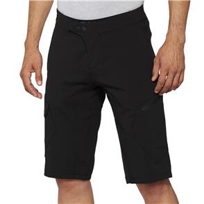 100% RIDECAMP SHORTS BLACK 