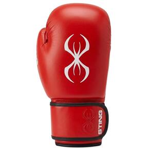 STING COMPETITION AIBA BOXING GLOVE RED 12OZ