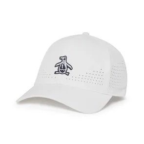 ORIGINAL PENGUIN COUNTRY CLUB PERFORATED CAP BRIGHT WHITE