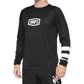 100% R-CORE JERSEY BLACK/WHITE 